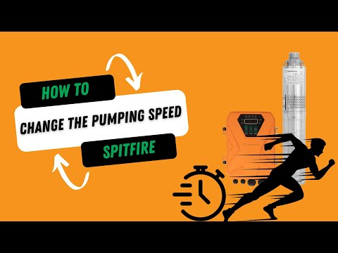 Spitfire Pumps - How to Permanently Change Speed Settings