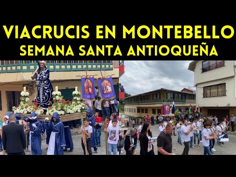 Viacrucis - semana santa - Montebello Antioquia