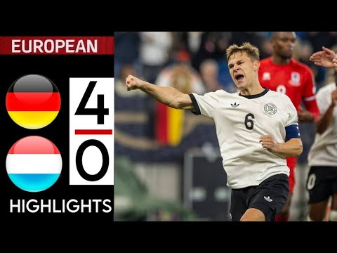 Germany 4-0 Luxembourg Highlights | All Goals & Best Actions | World Cup 2026 Qualifiers