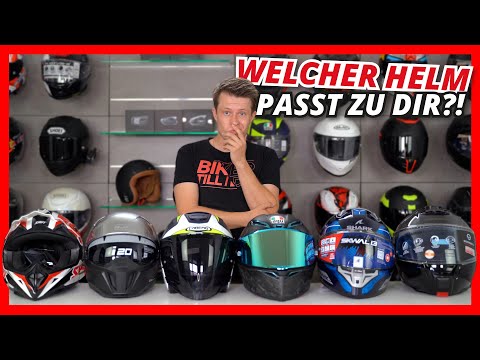 Don't buy a motorcycle helmet before watching this video! [Types of Motorcycle Helmets #1]