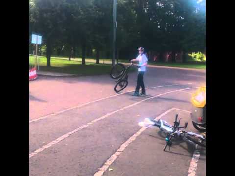 Fun little ride on Ali C's inspired bike