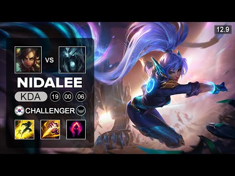 Nidalee vs Karthus Jungle - KR Challenger - Patch 12.9 Season 12