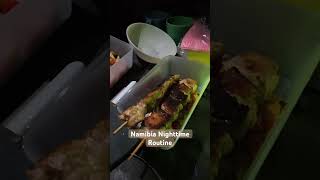 Namibia camping & cooking dinner