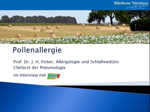 Pollenallergie / Heuschnupfen: Diagnose & Behandlung im Klinikum Nürnberg