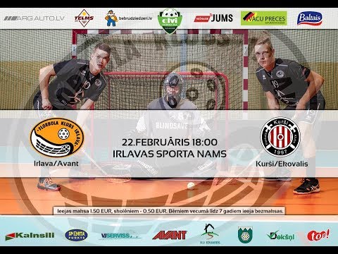 Highlights: Irlava/Avant - Kurši/Ekovalis (florbols, virslīga)
