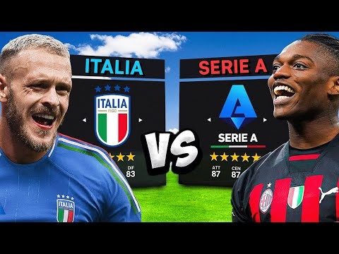 ⚽ ITALY EUROPEAN CHAMPIONSHIPS vs. SERIE A on FIFA 24!