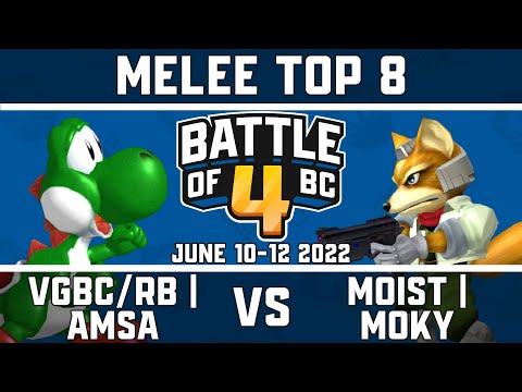 VGBC/RB | aMSa vs moist | moky - Melee Singles Top 8 - Battle of BC 4