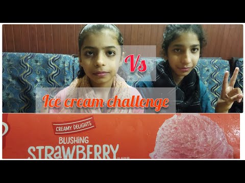 Ice cream challenge || Fatima Vs Musfirah || who is winner 🏆