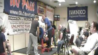 Gary McFarland 485 @ 242  Bench Press WABDL