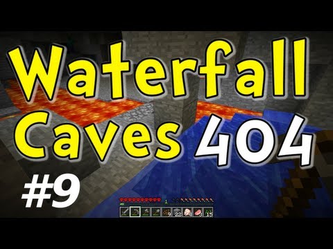 paulsoaresjr - Waterfall Caverns E09 "Catching Up" (Minecraft 404 Hardcore Challenge)