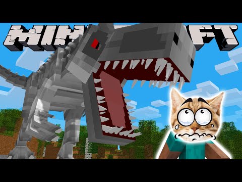 🦖 I BECAME DINOSAUR FOOD 😱😱😱 - Minecraft Jurassic World w / Gaffur