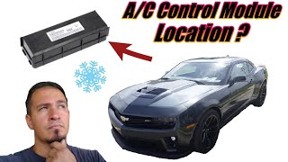 2010-2015 Camaro AC Control Module Location