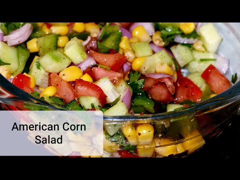 American sweet corn salad
