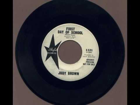 FIRST DAY OF SCHOOL ~ Judy Brown (1961)