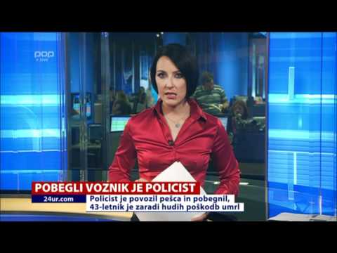 POLICIST ZBIL PEŠCA IN POBEGNIL