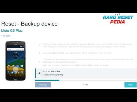 ☑️ Moto G5 Plus Backup Device