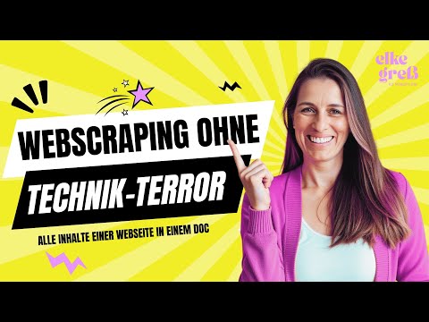 Webscraping ohne Technik-Terror: Webseiten easy für ChatGPT exportieren | Simplescraper Tutorial