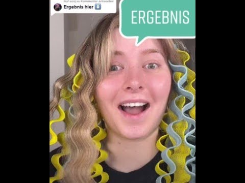 Paula tries it! Wave curlers - the result 😍❤️