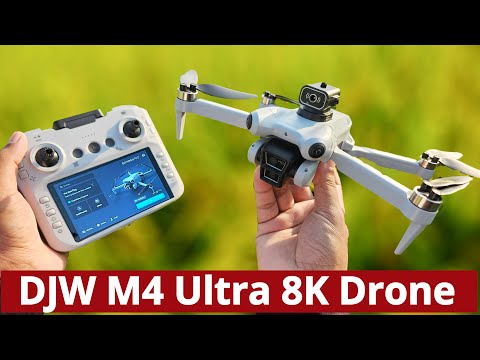 DJW M4 Ultra Drone Camera Unboxing & Flight Test | 4K Long Range Drone 2025 | Best Budget Drone