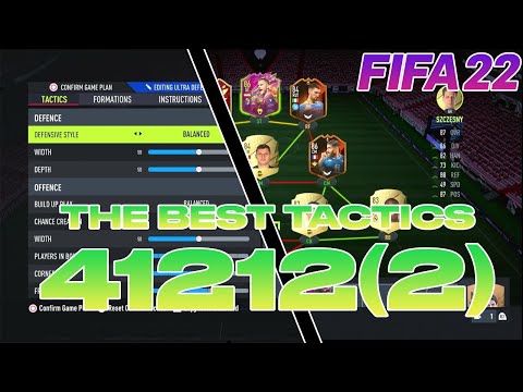 Why 41212(2) is the BEST formation to get WINS in FIFA 22! (TACTICS)