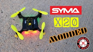 These small mods make the Syma X20 a BEAST! (Flown with Boxer Tx) 🔥🔥