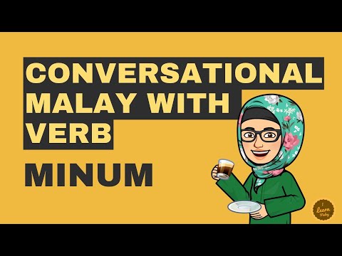 Malay Conversation with “Minum” | Real Spoken Practice ☕