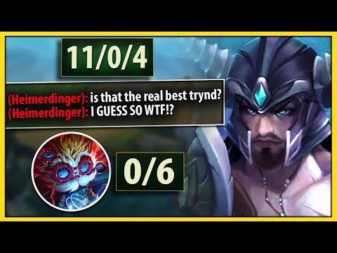 I Made a Challenger Heimerdinger ADMIT TO FEEDING! (Insane 1v9 Gameplay) - League of Legends