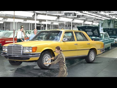Making Good-Old Mercedes-Benz W124 - Pre-production - 1980s Manufacturing process & development