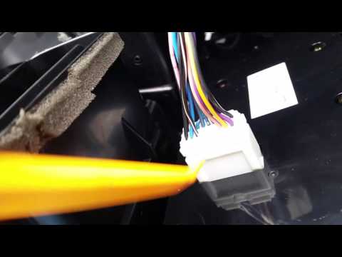 Nissan Almera radio removal CD unit removal 2005