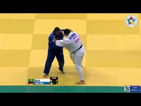 Judo 2013 World Championship Rio de Janeiro: Silva (BRA) - Toelzer (GER) [+100kg] semi-final