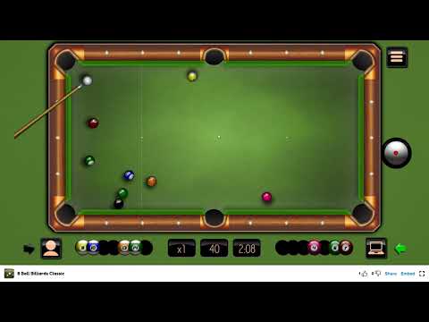 POOL 8 BALL BILLIARDS SNOOKER free online game on