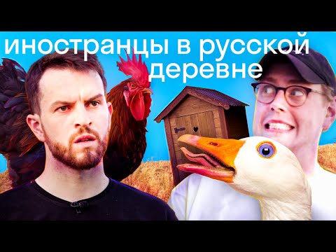 Реакция иностранцев на русскую деревню: шок или любовь? Что удивило американца и британца |ИНТУРИСТЫ