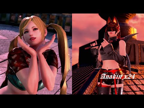L7 63_7 Kunimitsu Ryona vs Lucky Chloe - Tekken 7 ( Anakin x24 ) Gameplay PC Gtx 1070 Ti 8GB