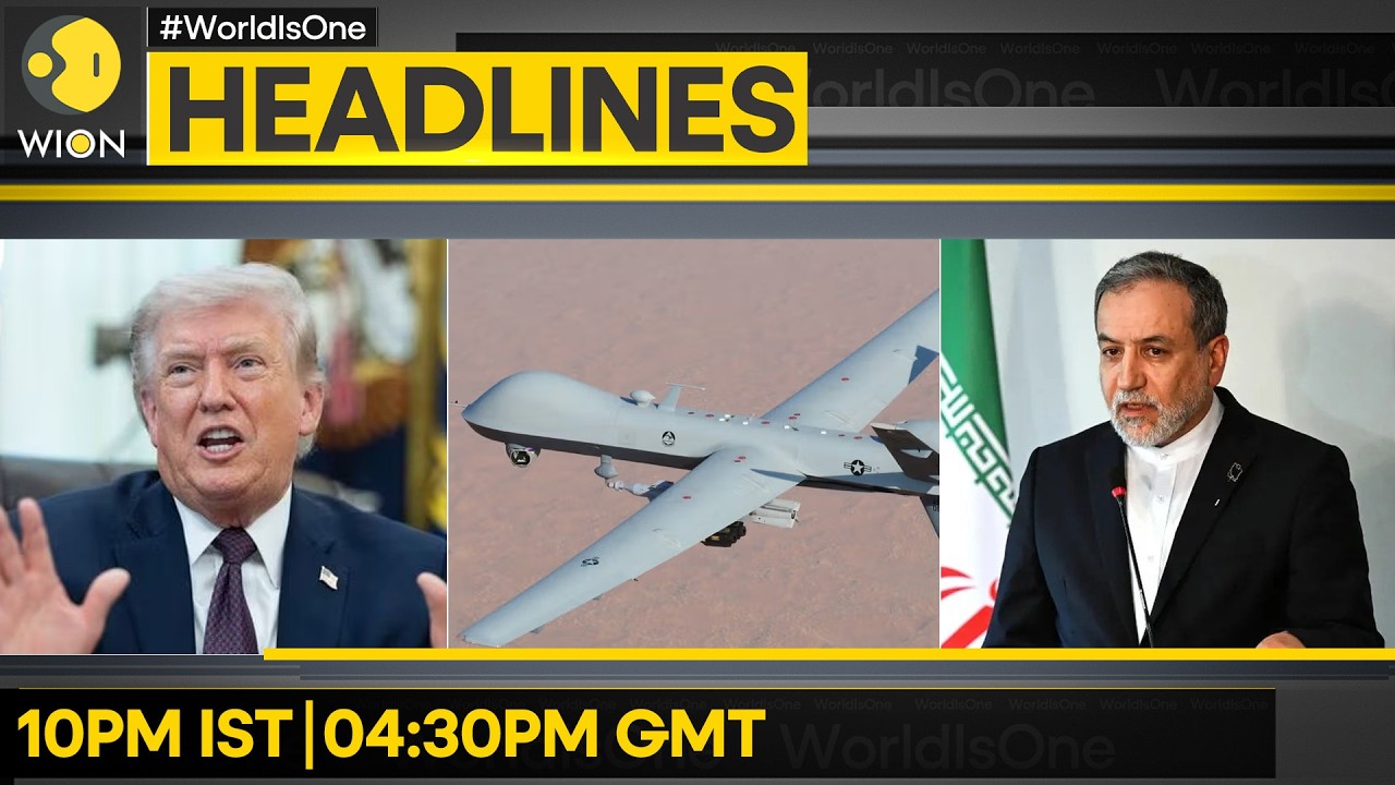Iran War: Iran SaysTrump's Ceasefire Claims False | Iran: Destroyed Two US MQ9 Drones | HEADLINES