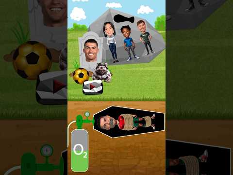 Can Messi Save Ronaldo? 🥺🏆 #messi #ronaldo #challenge #shorts #football #viral #fyp