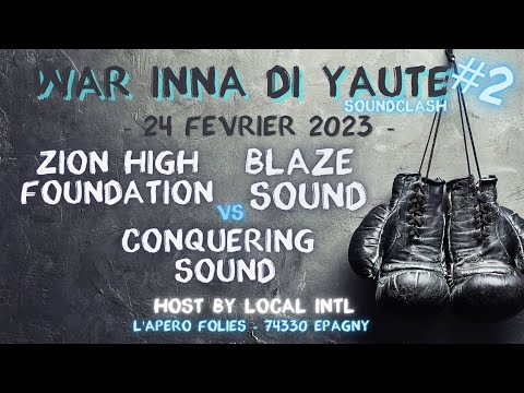 Custom Dubplates War Inna di Yaute 2023 / VS Blaze Sound & Zion High Foundation