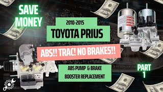 Prius ABS Pump & Brake Booster Replacement – DIY Made Simple- Complete Tutorial- Part 1