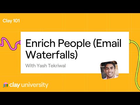Clay 101 | Lesson 6: Enrich People Using Waterfalls