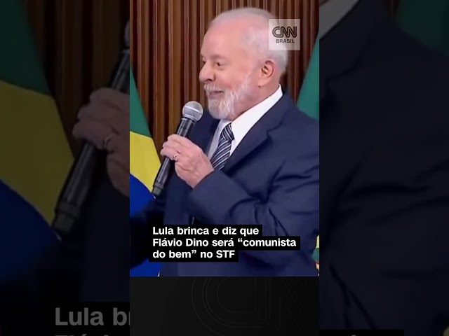 #Shorts – Dino será "comunista do bem" no STF, brinca o presidente Lula (PT)
