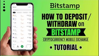 How to DEPOSIT or WITHDRAW on Bitstamp Mobile App | Crypto Exchange Tutorial