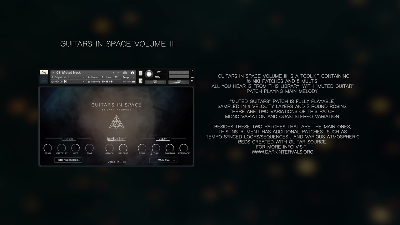 Guitars in Space Volume 3 - Muted guitar patch