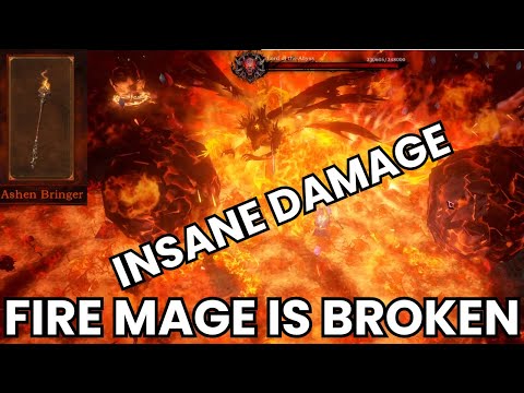 Fire Mage Build MELTS Everything — Pure Destruction! | Insane God Forsaken Run!