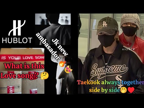 Tae Protecting JK  The Scary Airport Incident & New 'Love Song' Spoiler & JK’s New Global Brand!"😍❤️