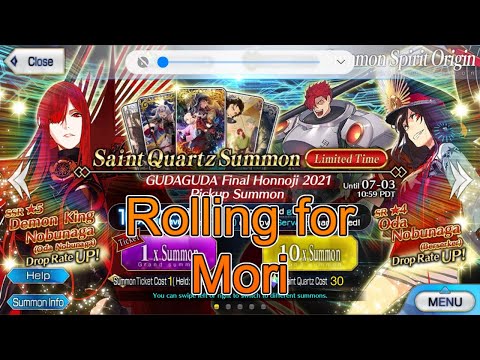 [FGO] Rolling for Mori Nagayoshi