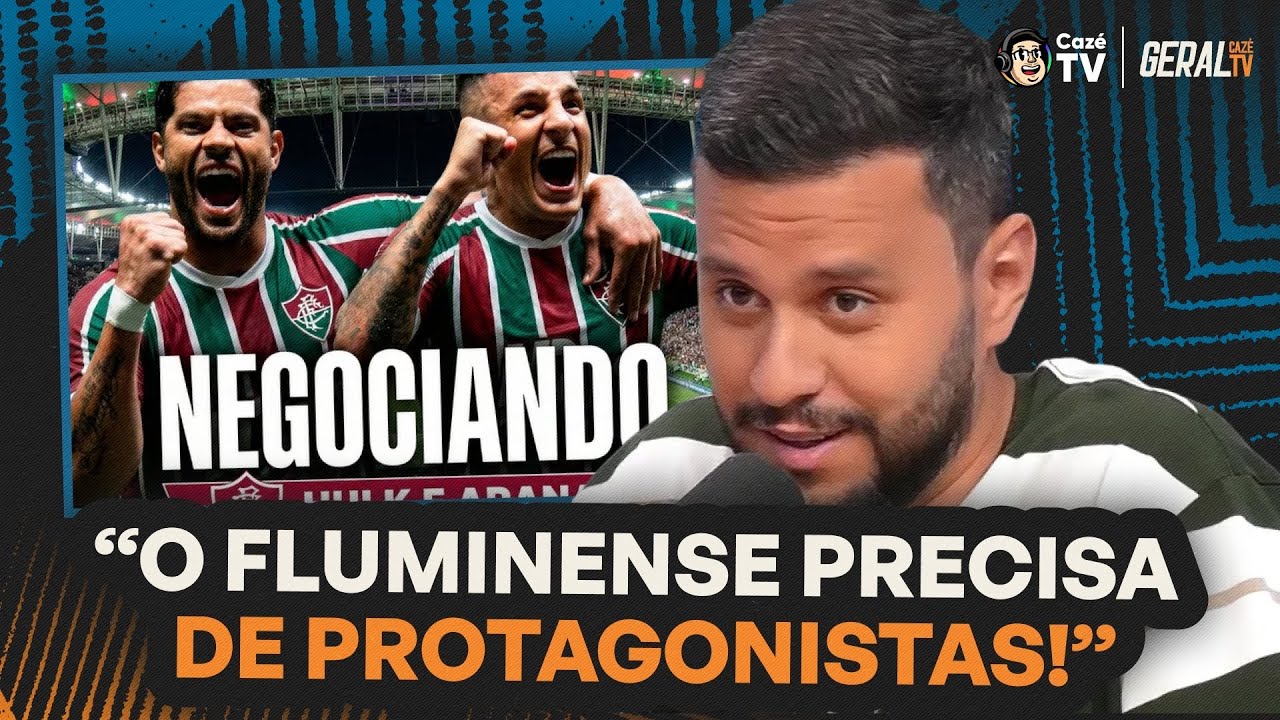 HULK E GUILHERME ARANA NO FLUMINENSE? A DUPLA CHEGA PRA SER PROTAGONISTA NO TRICOLOR? | GERAL CAZÉTV