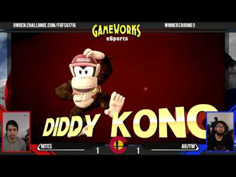Nite$ (Sheik, Diddy Kong) Vs. Ahjym (Bayonetta, Olimar) - WR3