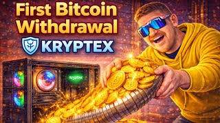First Bitcoin Withdrawal from KRYPTEX