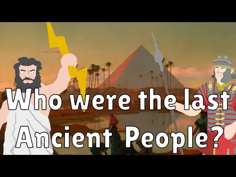 When did People stop using Hieroglyphics or Worshipping Zeus? Who were the Last Ancient People?