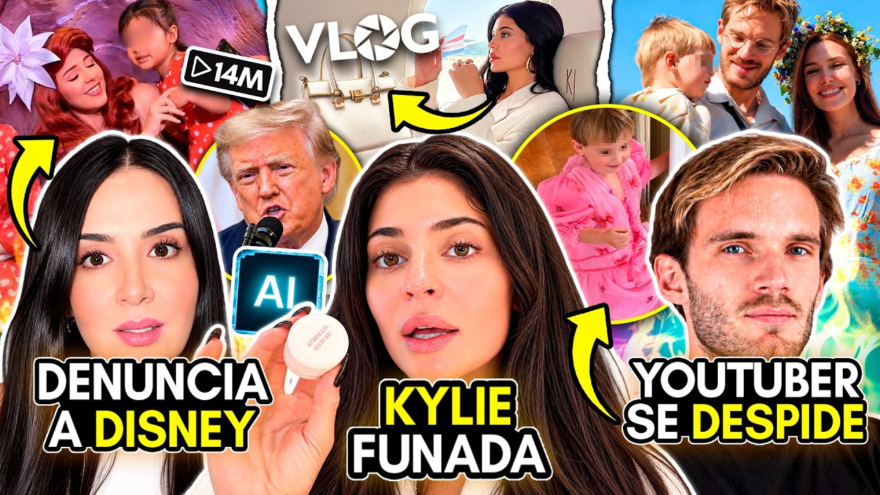 INFLUENCER DENUNCIA a DISNEY! KYLIE JENNER FUNADA! PEWDIEPIE se DESPIDE! TRUMP CAMBIA la IA!