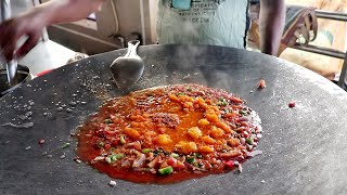 Delicious Pav Bhaji Making On Street | Indian Street Food